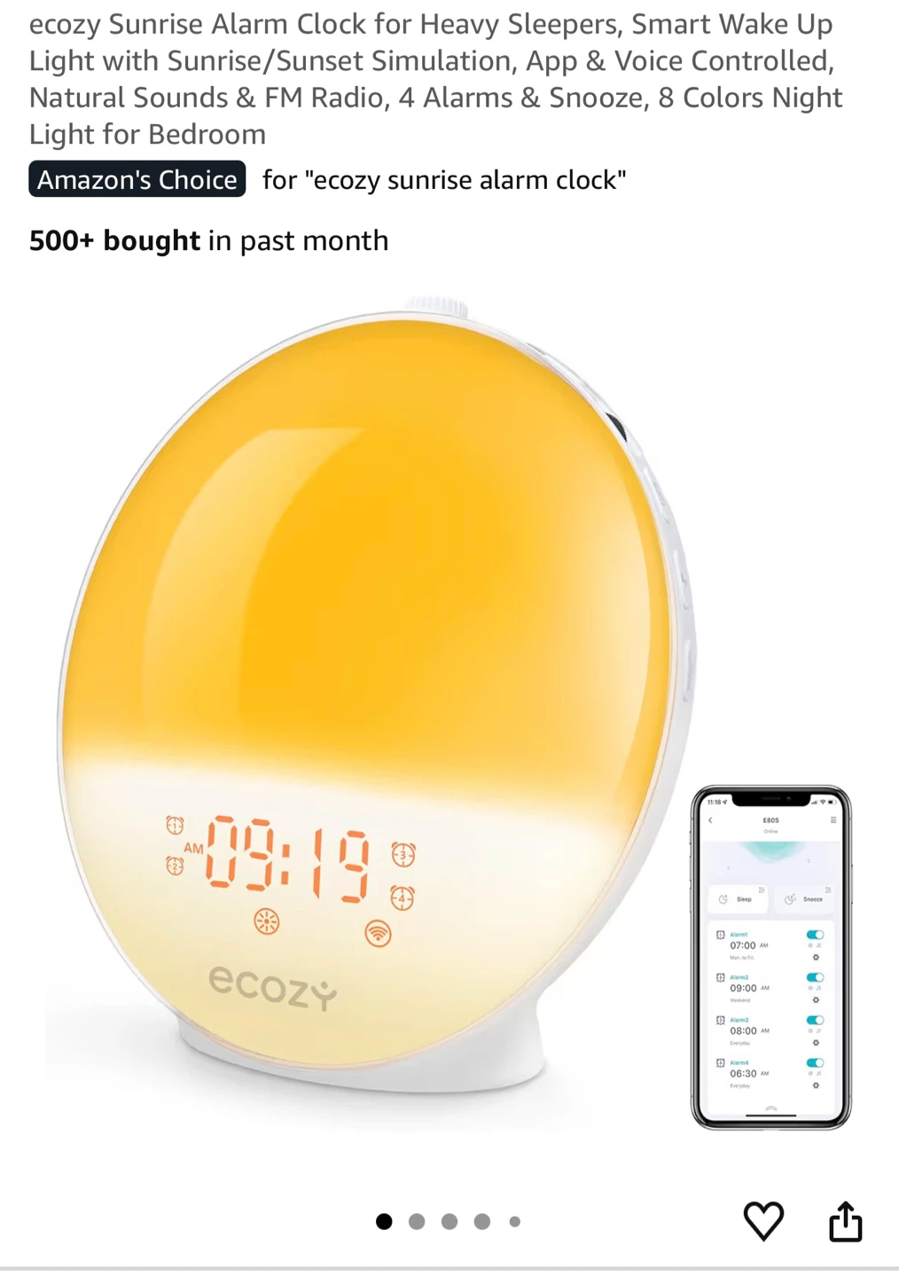 Sunrise Alarm Clock - photo 4