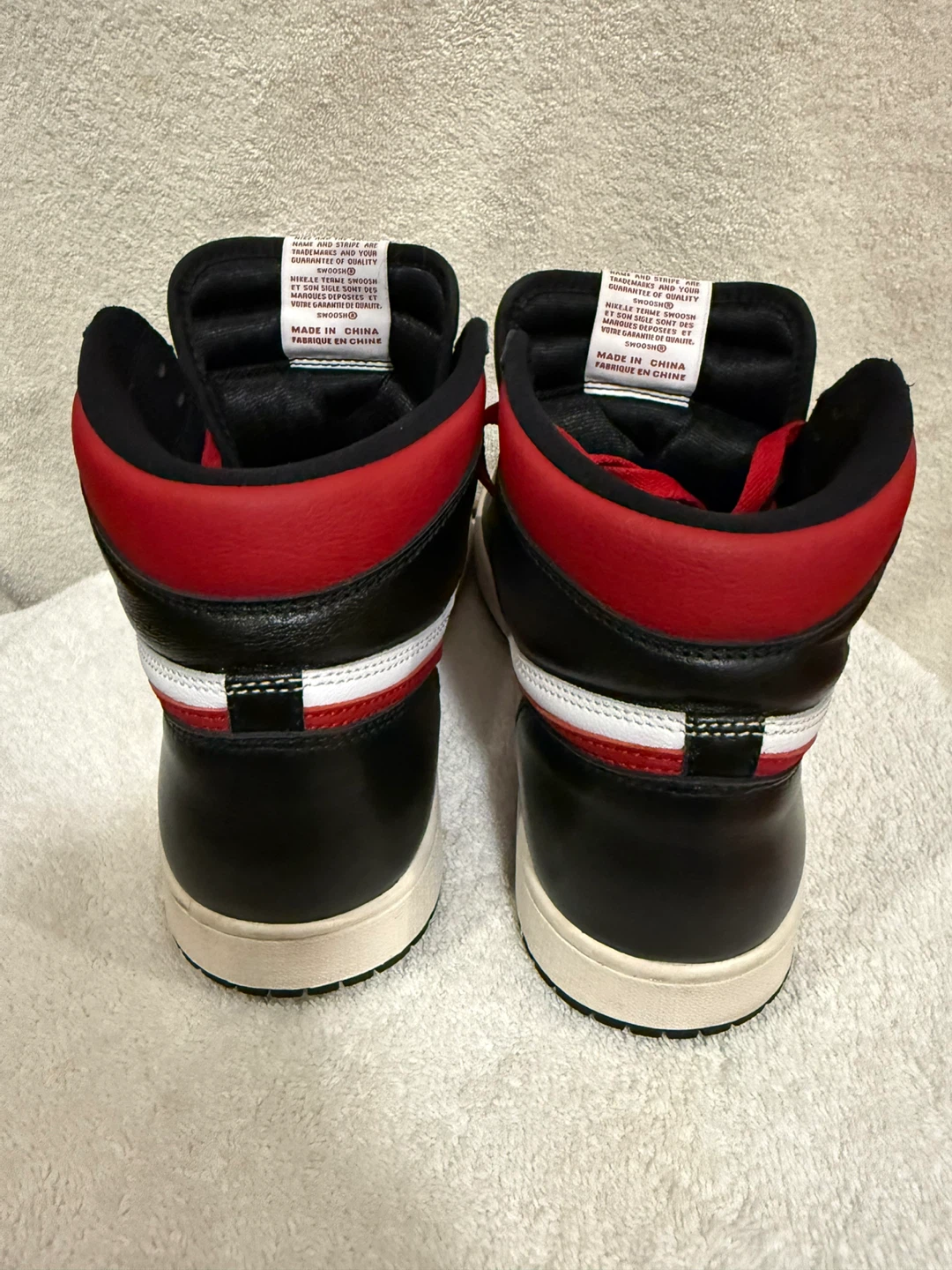 Nike Air Jordan 1 High OG "Black Toe" Men's Shoes - photo 3
