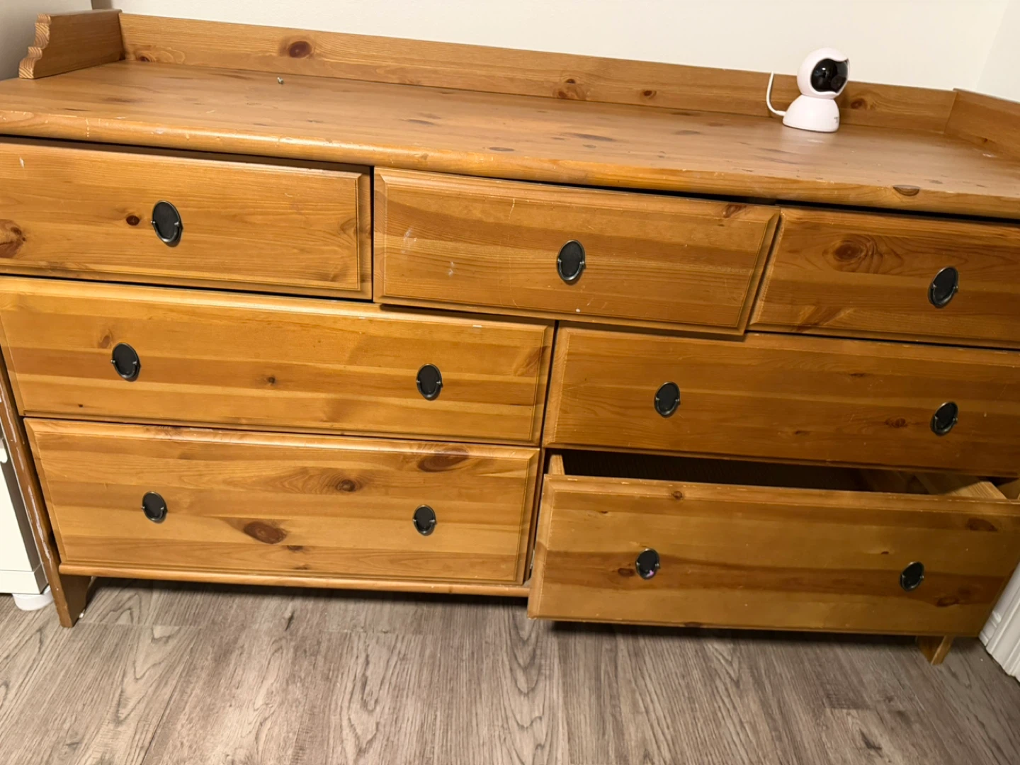 Wooden 7-Drawer Dresser