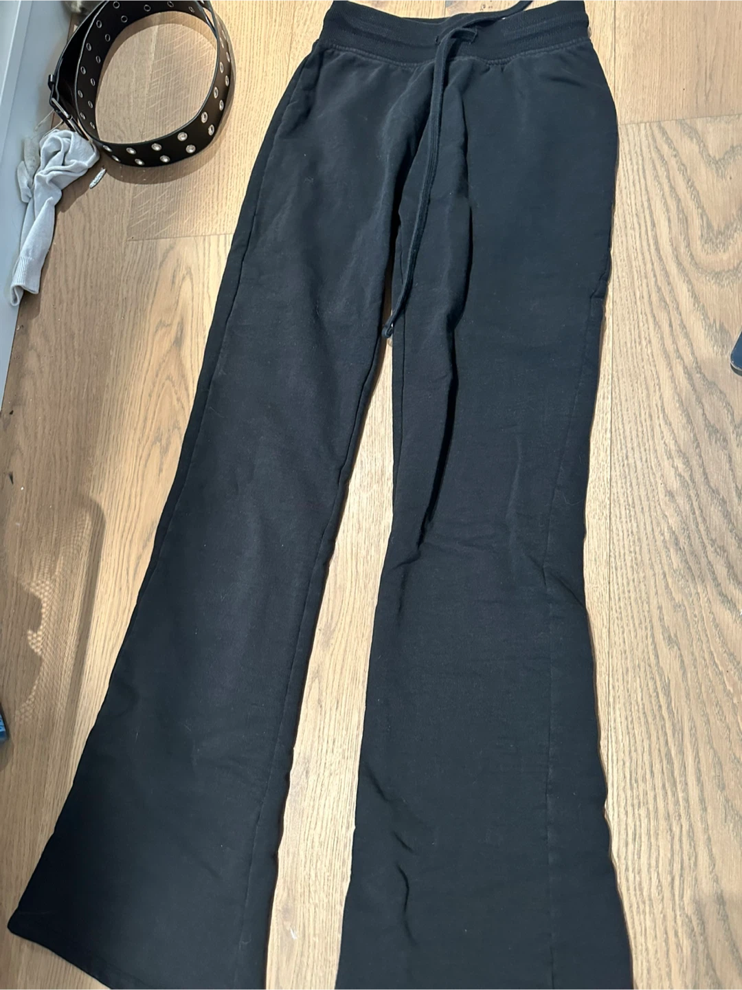 Zara Black Flare Sweatpants - Size S