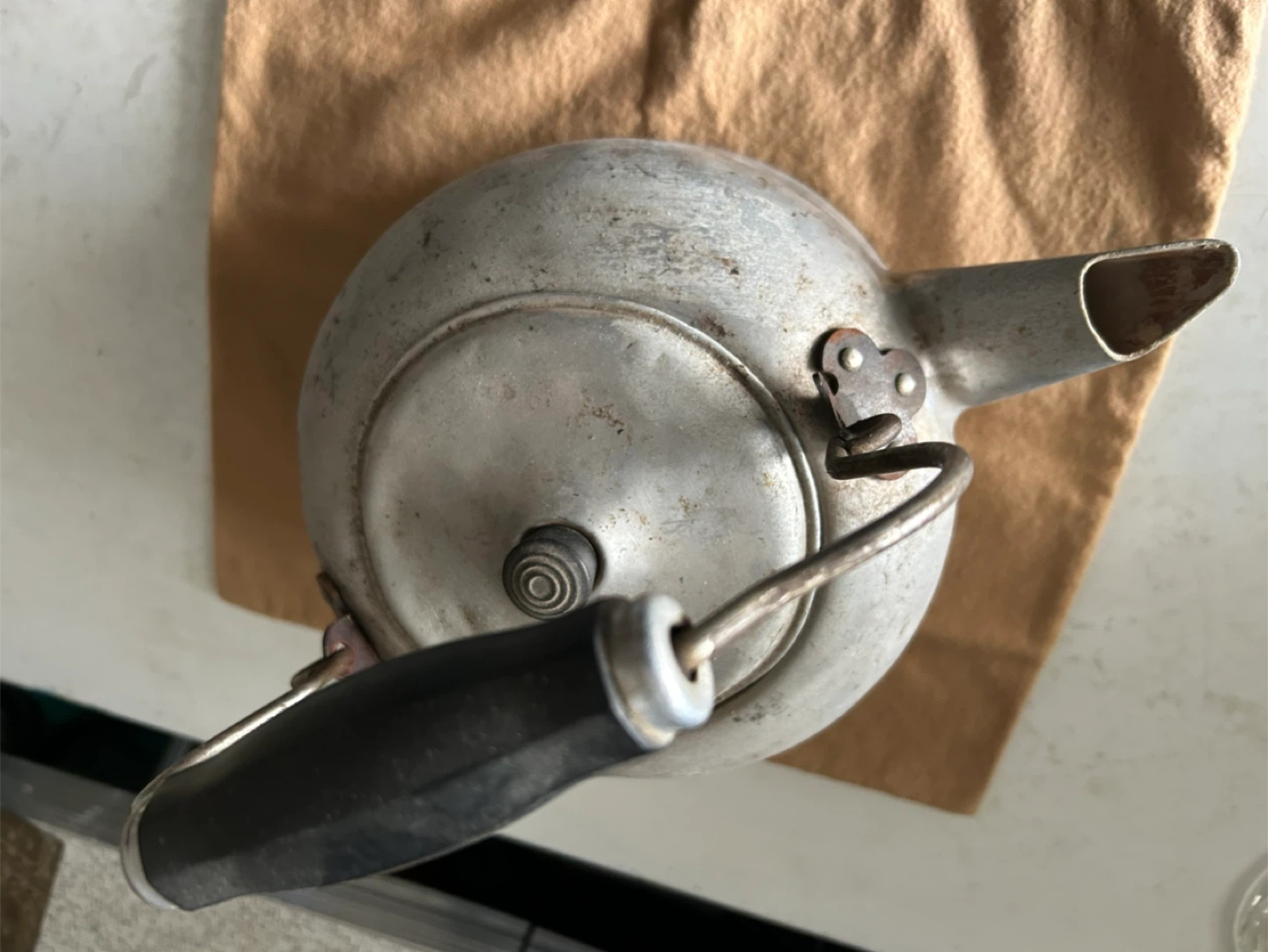 Vintage Aluminum Kettle - photo 2