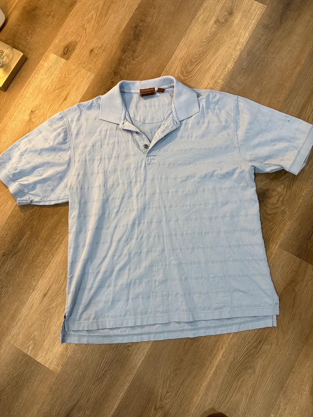 Tasso Elba Golf Polo Shirt - Light Blue - Size M