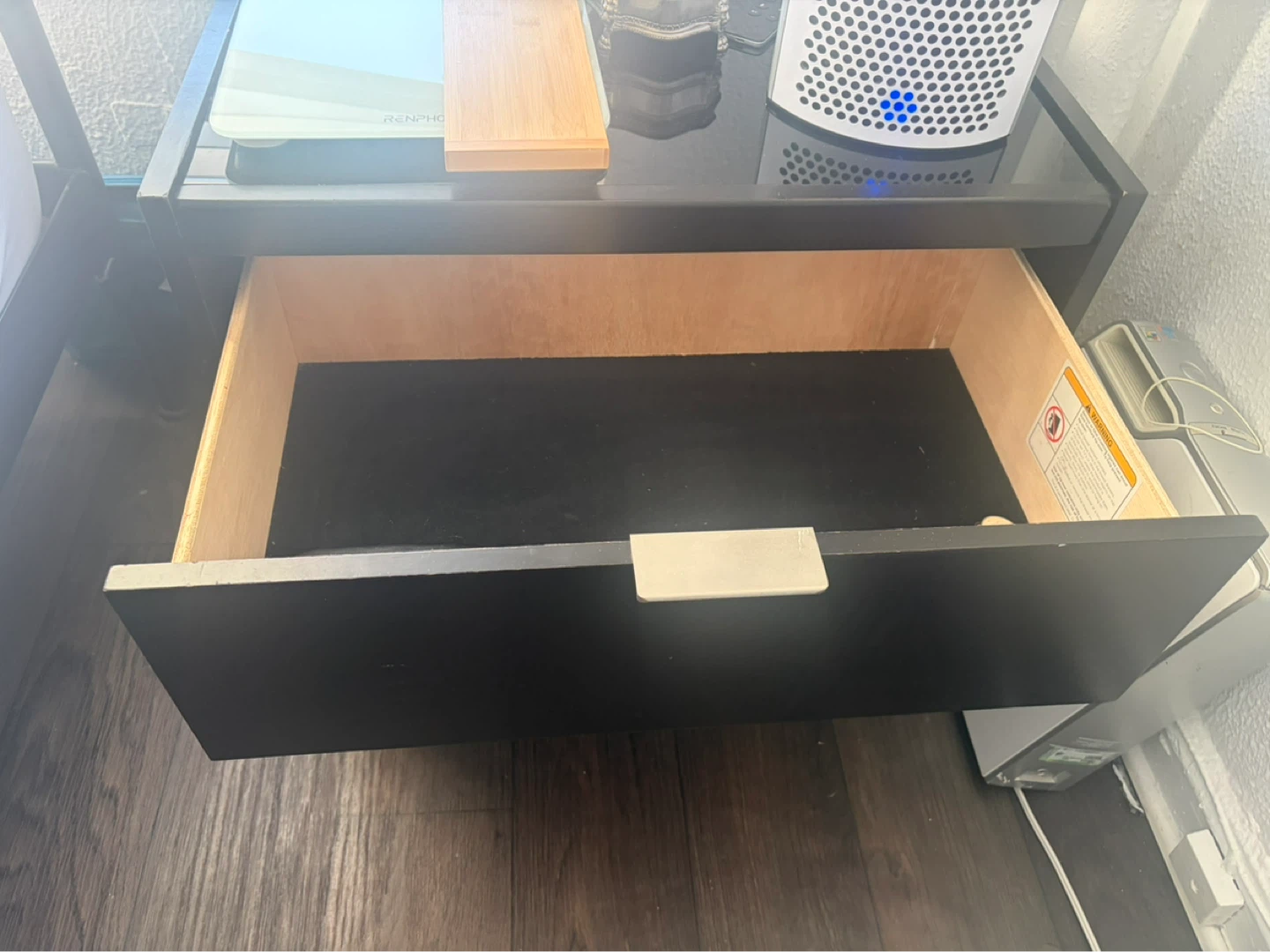 **2 PIECES** Black  Dresser with 8 Drawers & Nightstand - photo 3