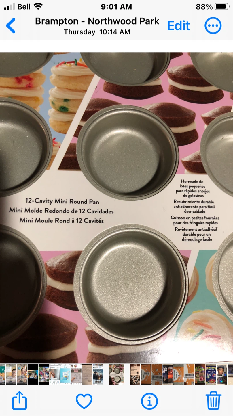 Wilton Daily Delights 12-Cavity Mini Round Pan - photo 2