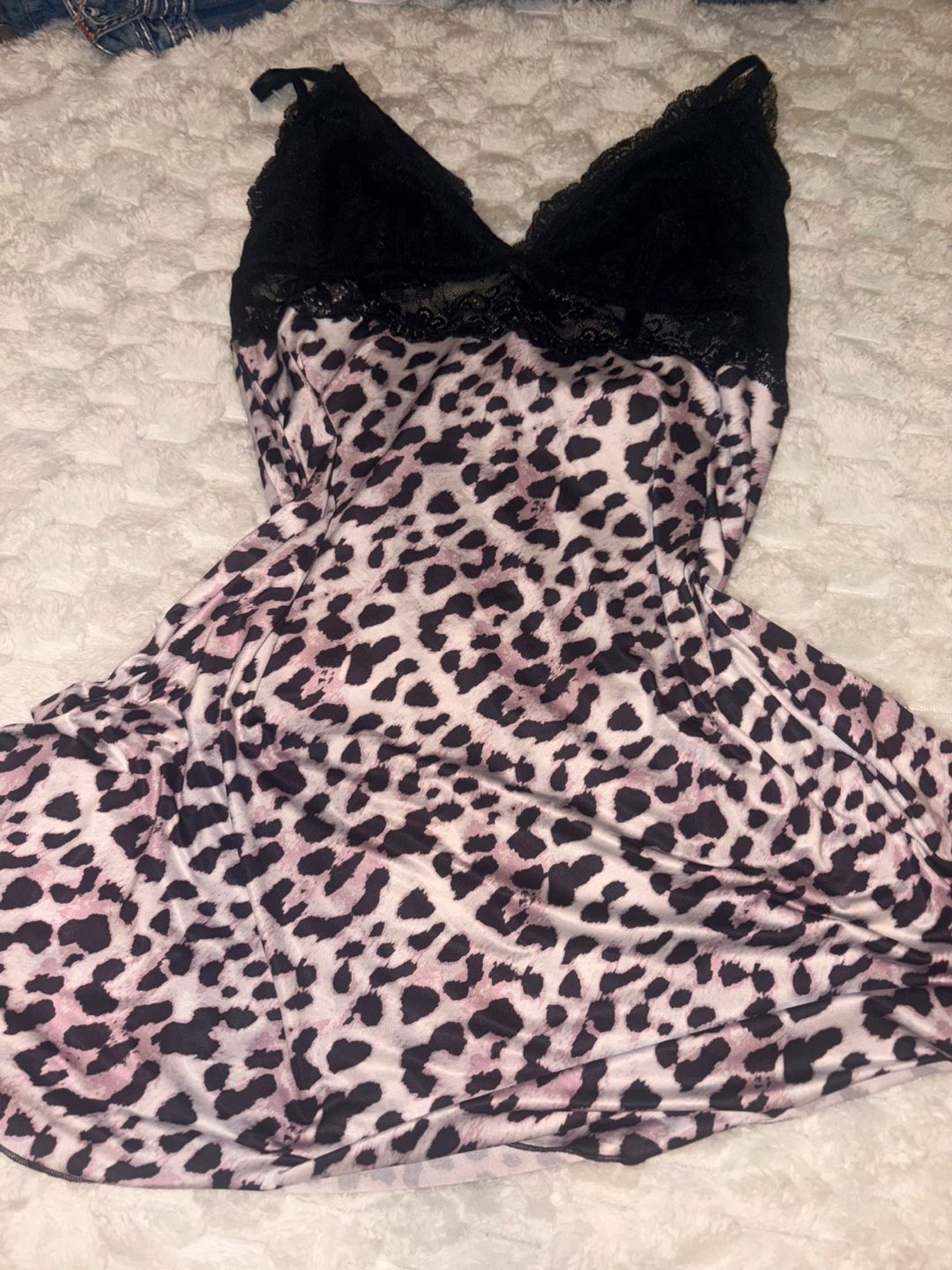 Women's Leopard Print Slip Dress
