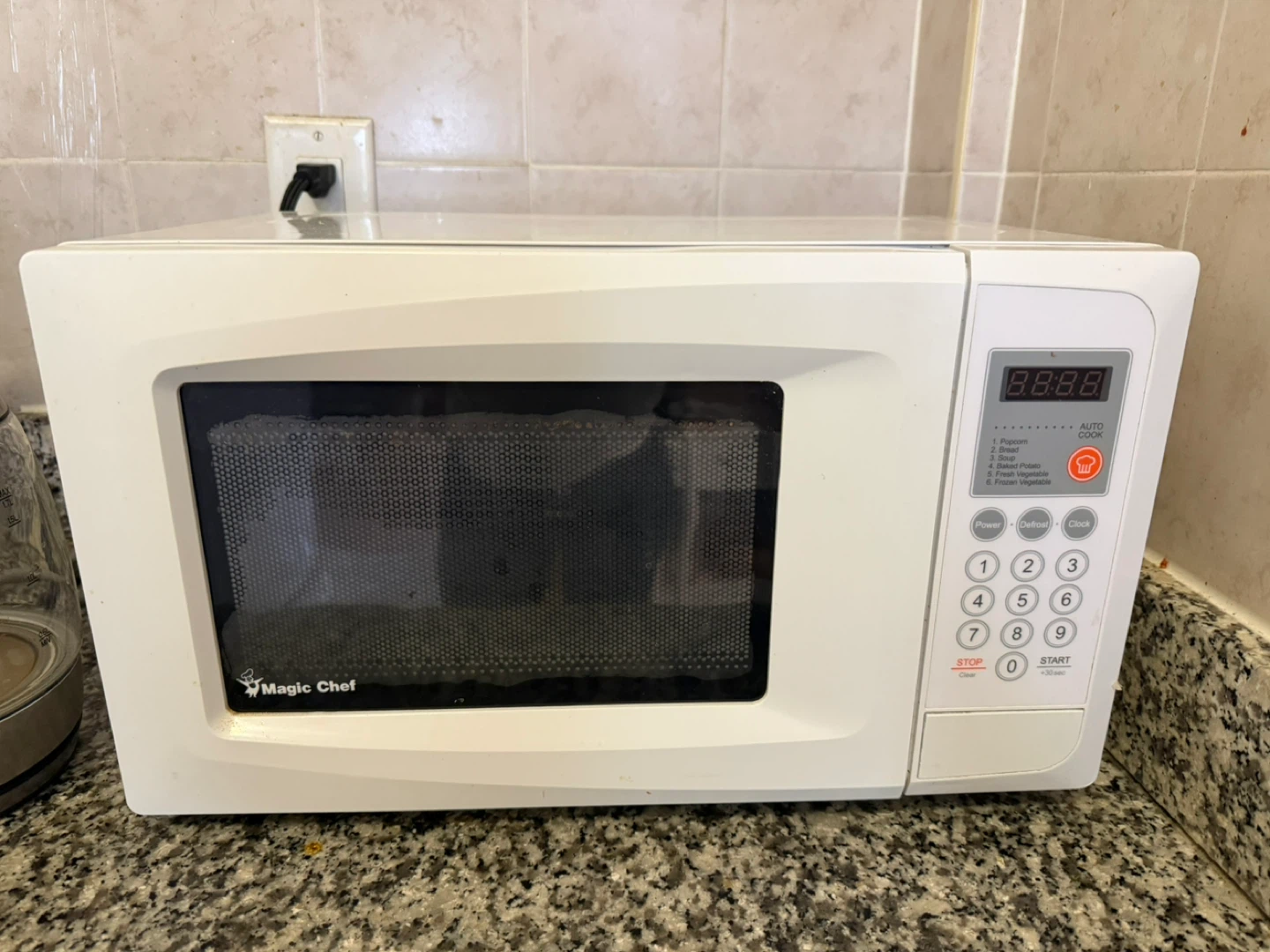 Magic Chef White Microwave