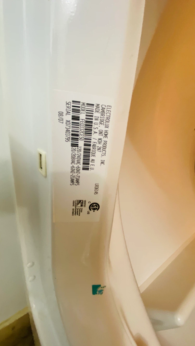 Frigidaire Electric Dryer - photo 3