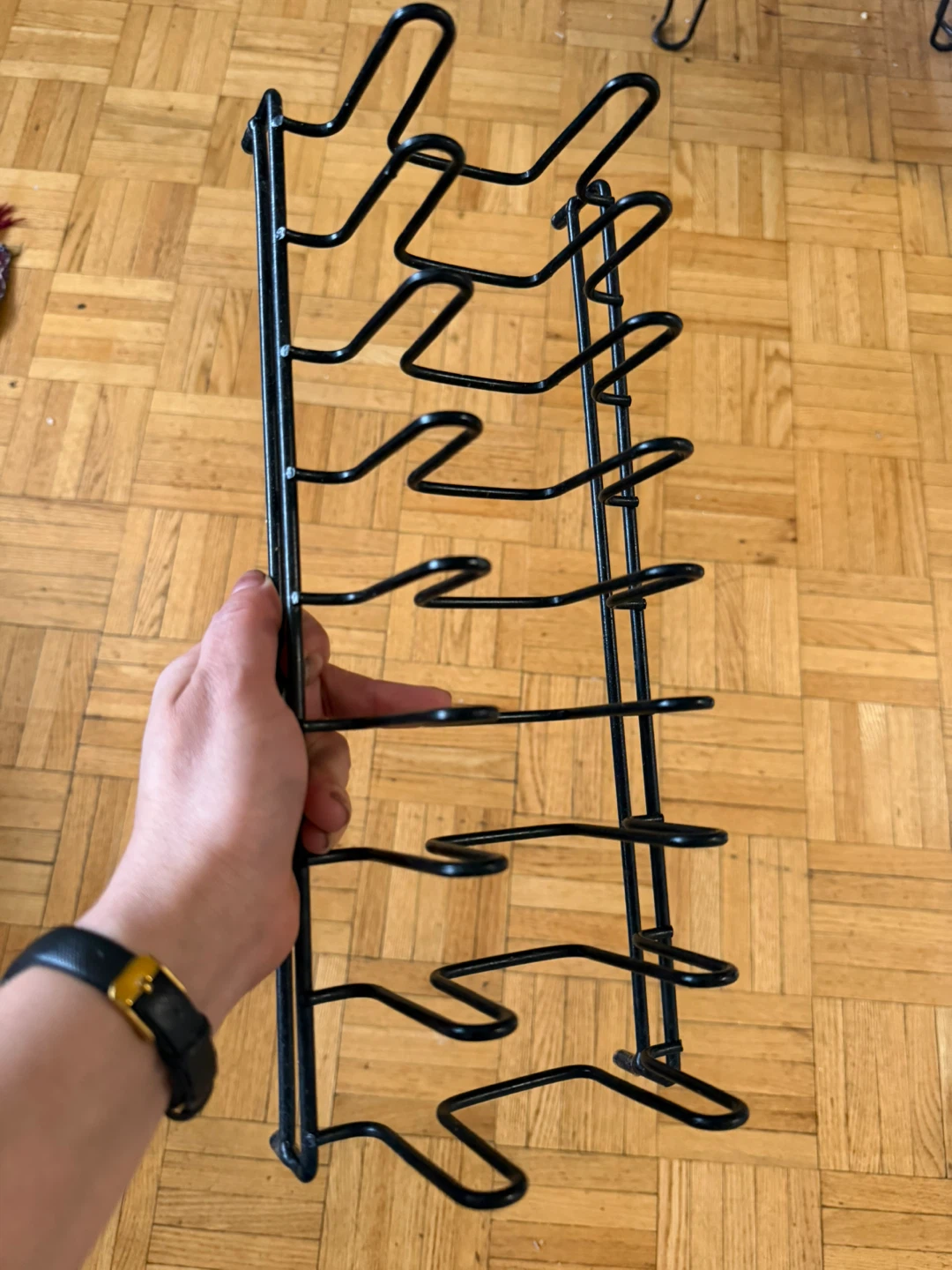 Black Metal plates Rack Organizer - photo 2