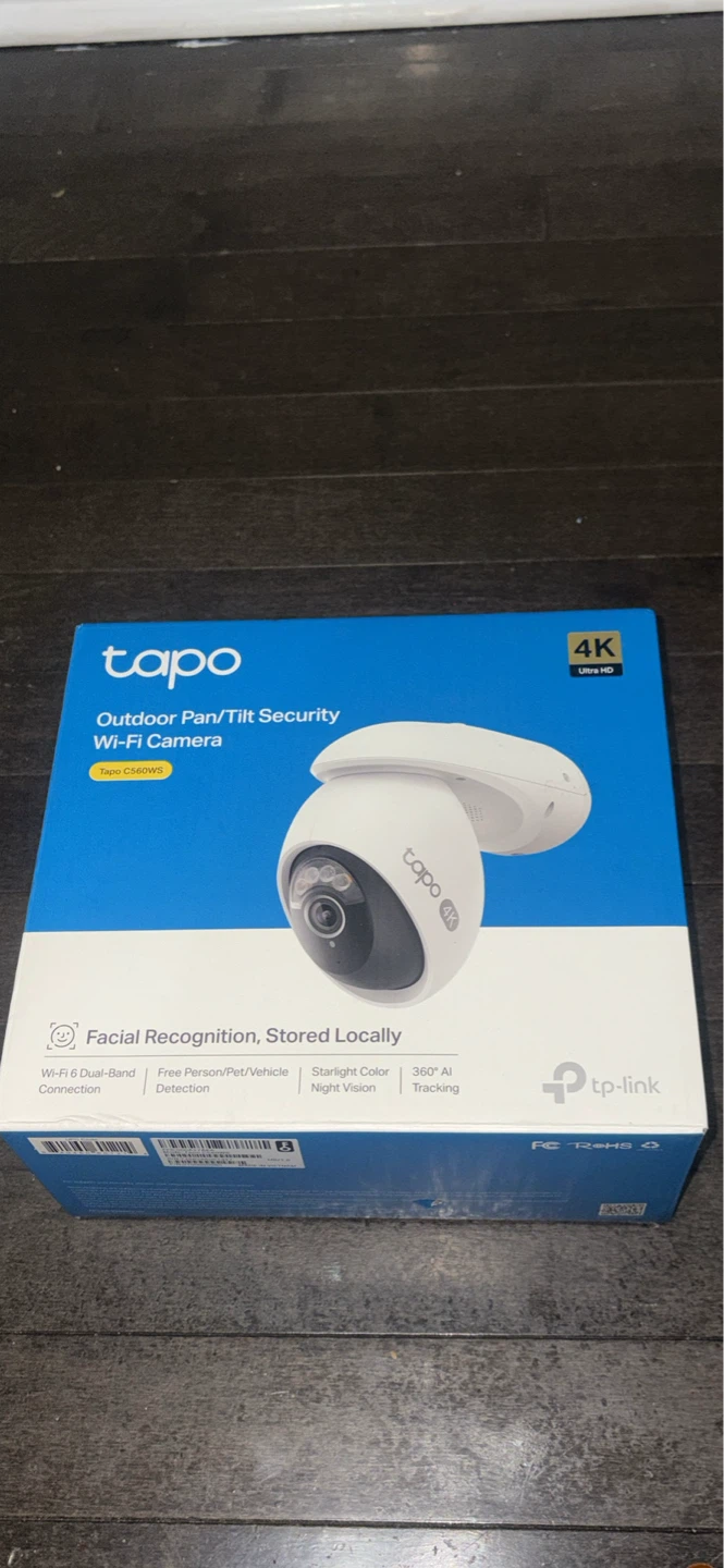 Tapo Outdoor Pan/Tilt Security Wi-Fi Camera 4K
