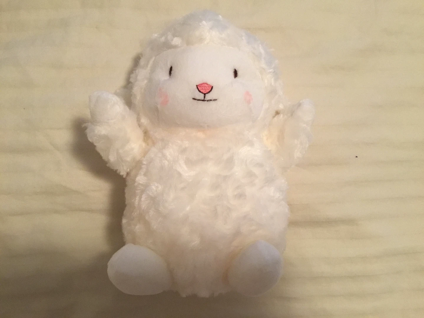 Fluffy White Lamb Plush Toy - photo 4