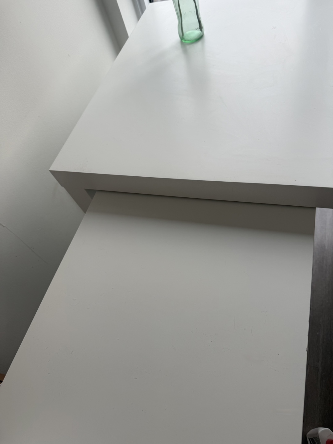 IKEA MALM desk with pull out panel L shaped desk - photo 4