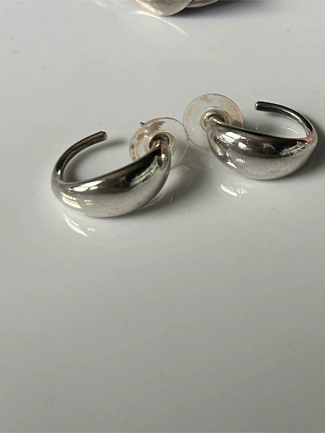 Pandora Silver Hoop Earrings - photo 2