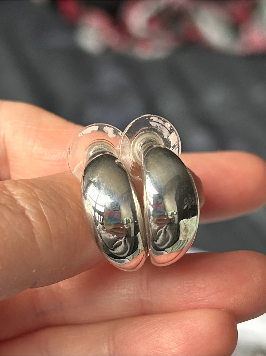 Pandora Silver Hoop Earrings