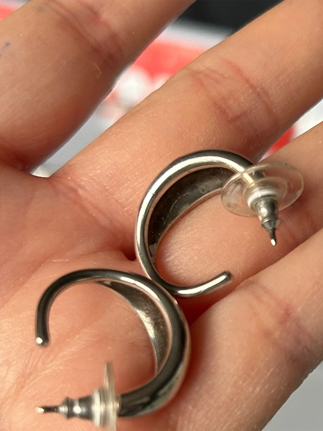 Pandora Silver Hoop Earrings - photo 3