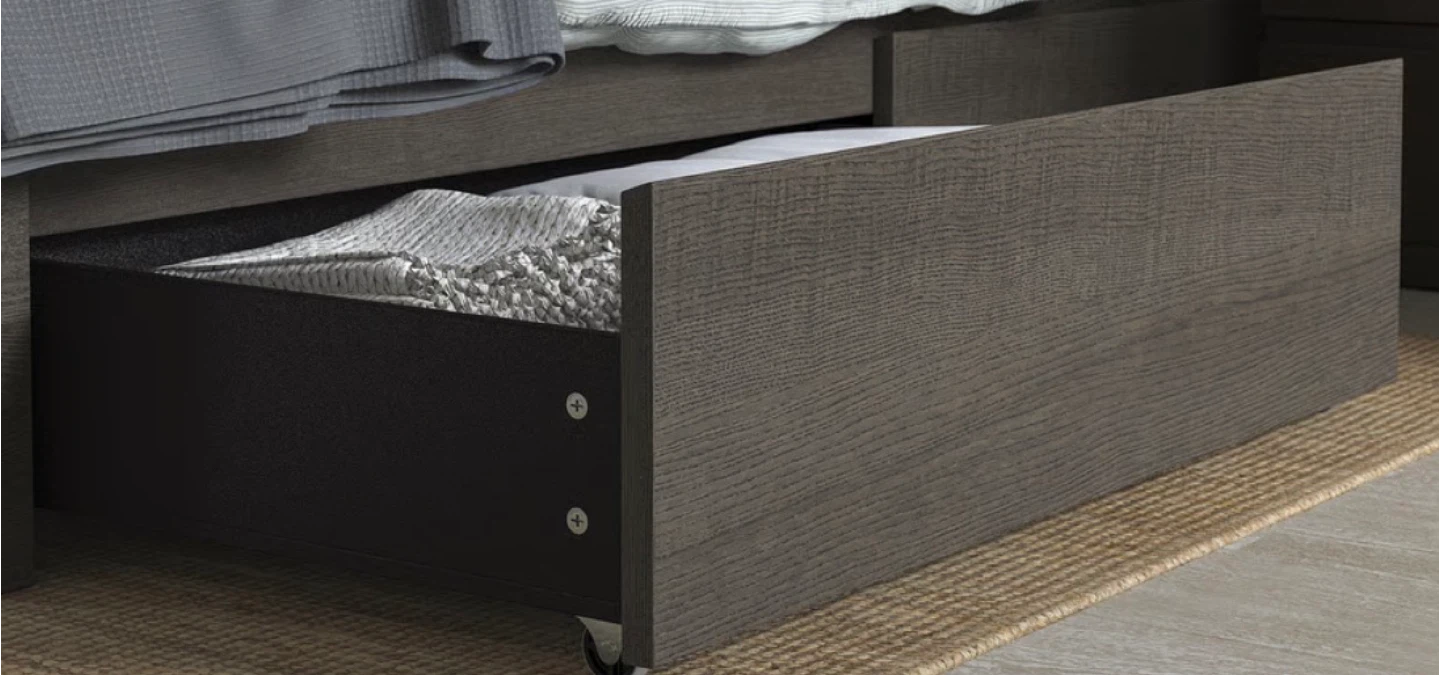 Free table chair with Queen Bed 4 storage boxes - photo 2