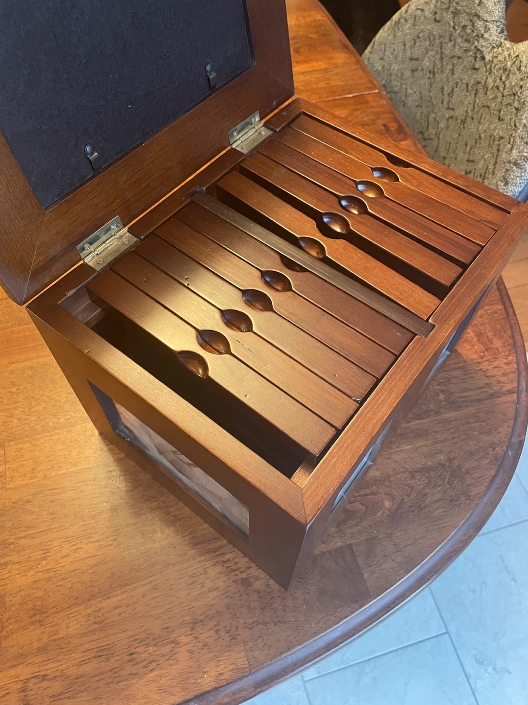 Wooden Photo Keepsake Box - photo 2