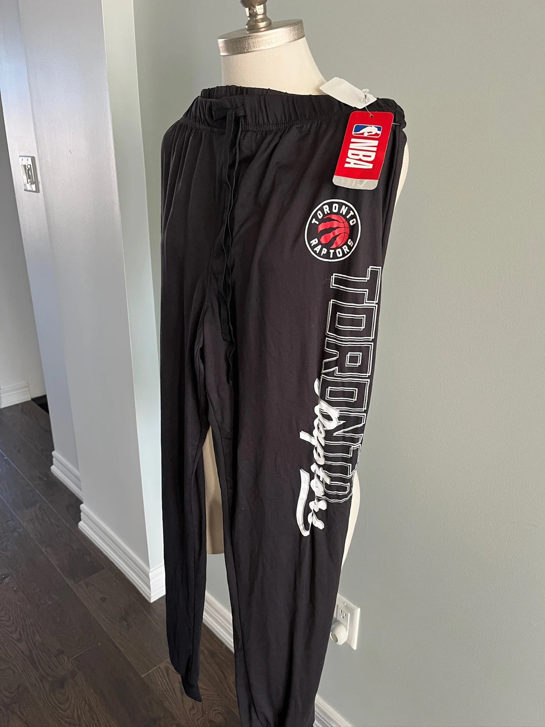 Toronto Raptors NBA Black Lounge/Jogger Pants