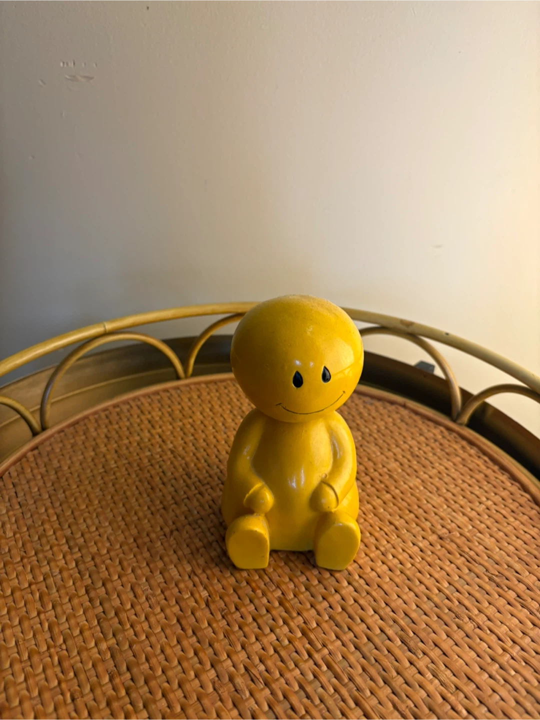 Yellow Sitting Figurine