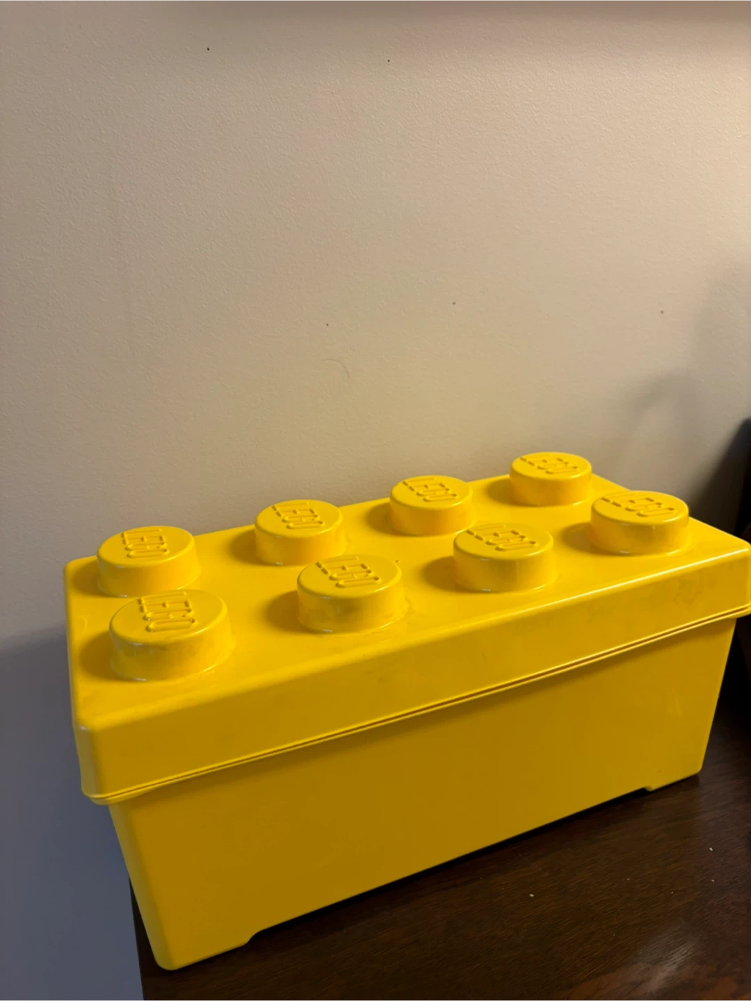 LEGO Storage Brick Container - Yellow