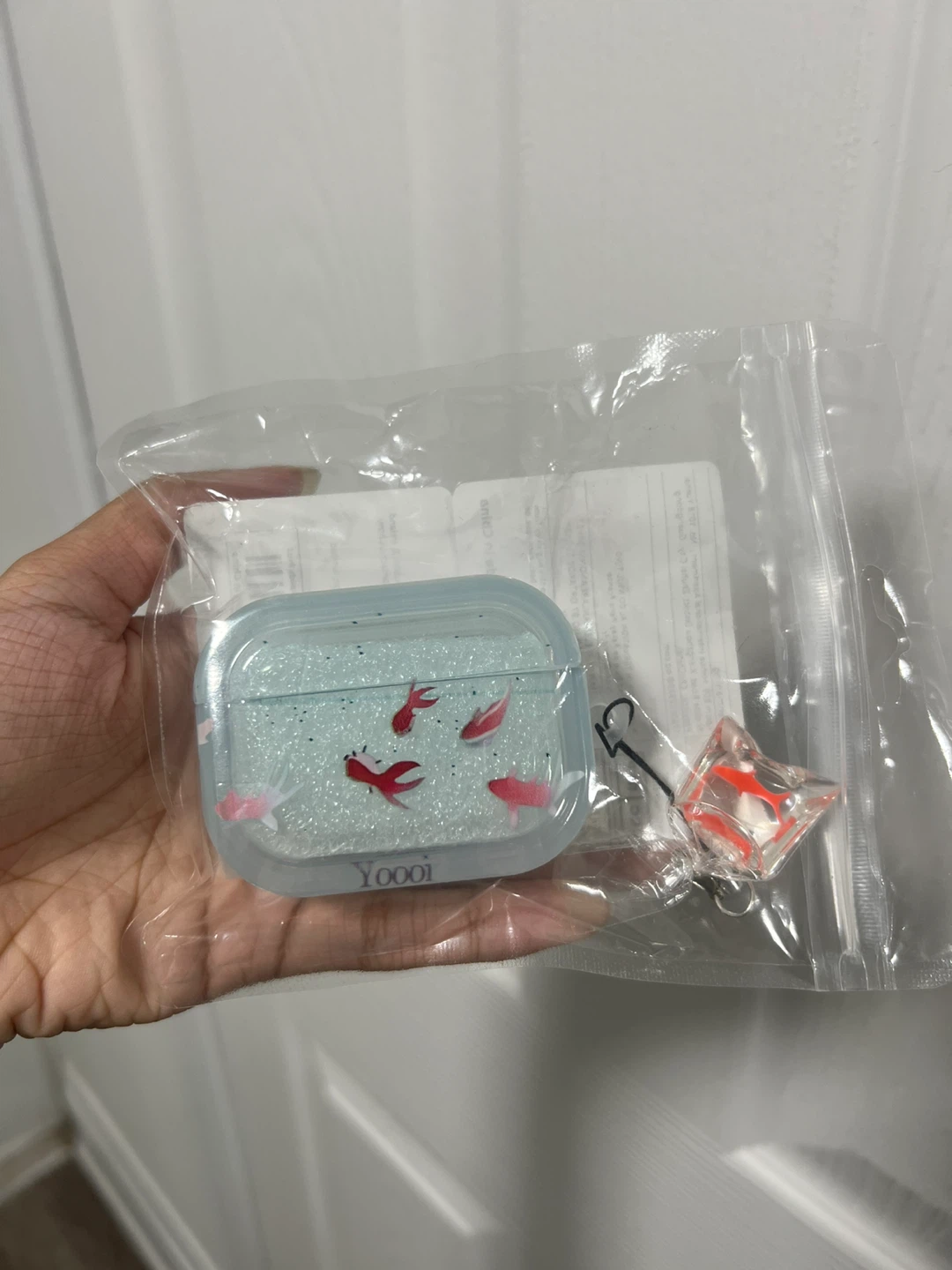 AirPods Pro Case with Cute Fish Charm