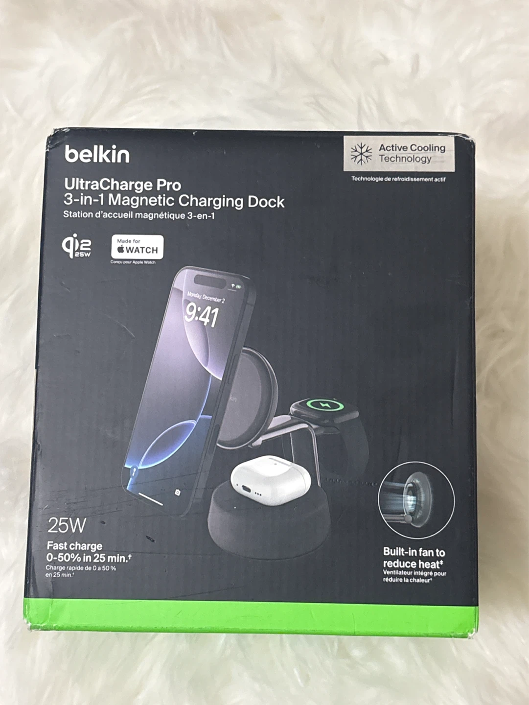Belkin UltraCharge Pro 3-in-1 Magnetic Charging Dock