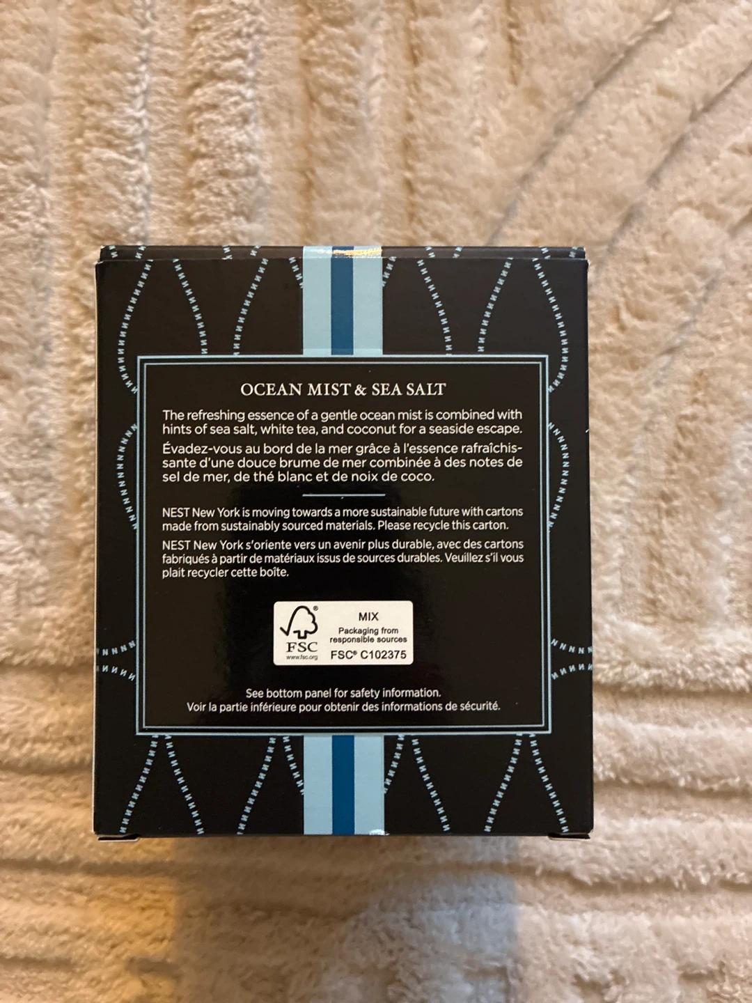 NEST New York Ocean Mist & Sea Salt Scented Candle 8.1 oz - photo 2
