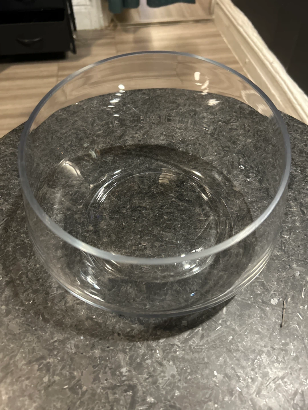 Large Clear Glass Bowl