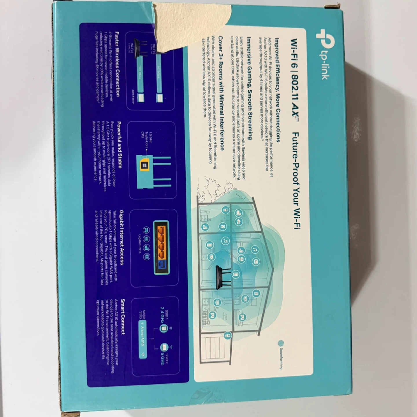 TP-Link AX1500 Wi-Fi 6 Router Archer AX10