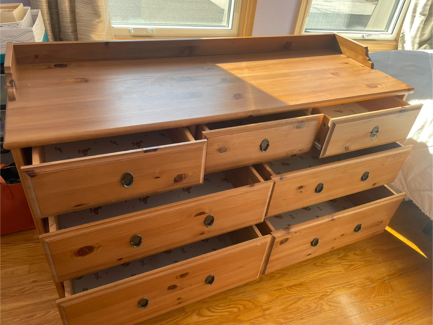 Wooden Dresser with 7 Drawers - photo 2