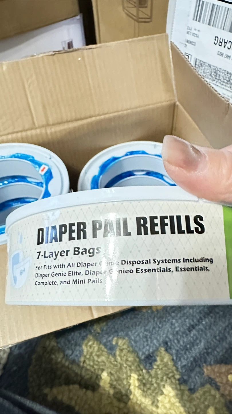 Diaper Pail Refills - 7-Layer Bags(2400)count 8 packs