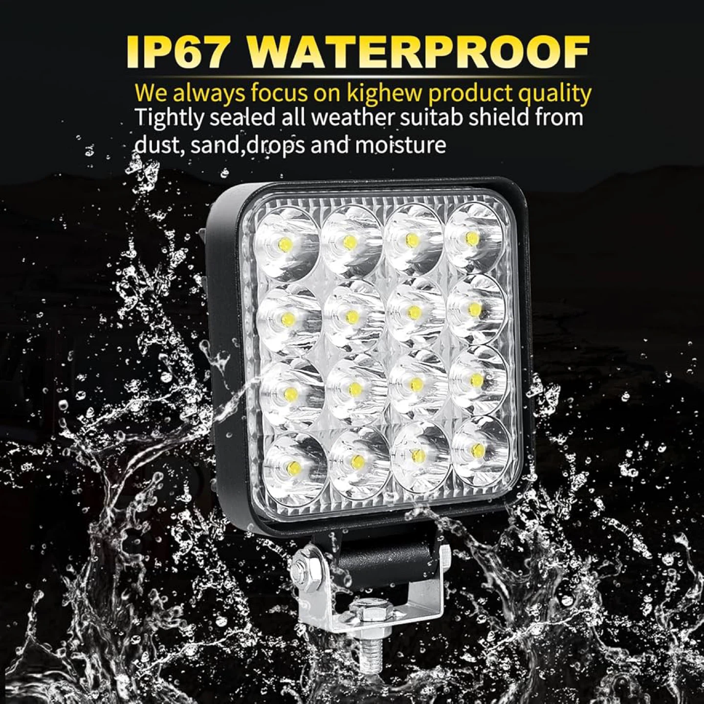 4PCS 48W Mini LED Fog Light,4Inch Spot LED Work Light Pod Lights - photo 4