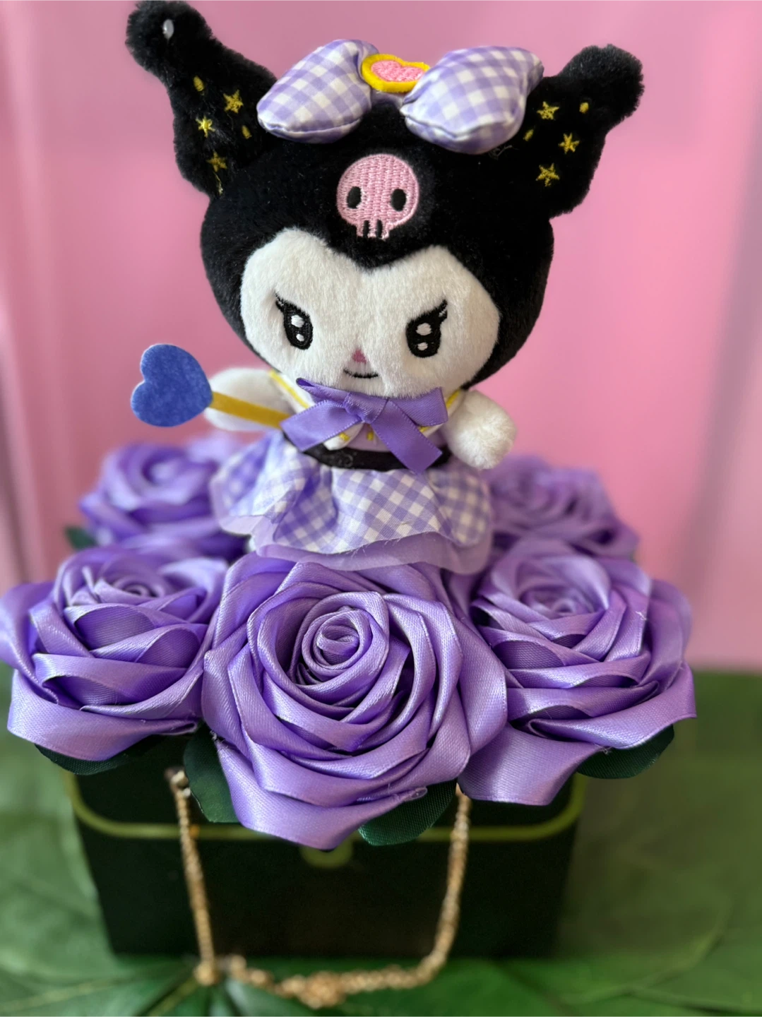 Kuromi Plush Flower Arrangement