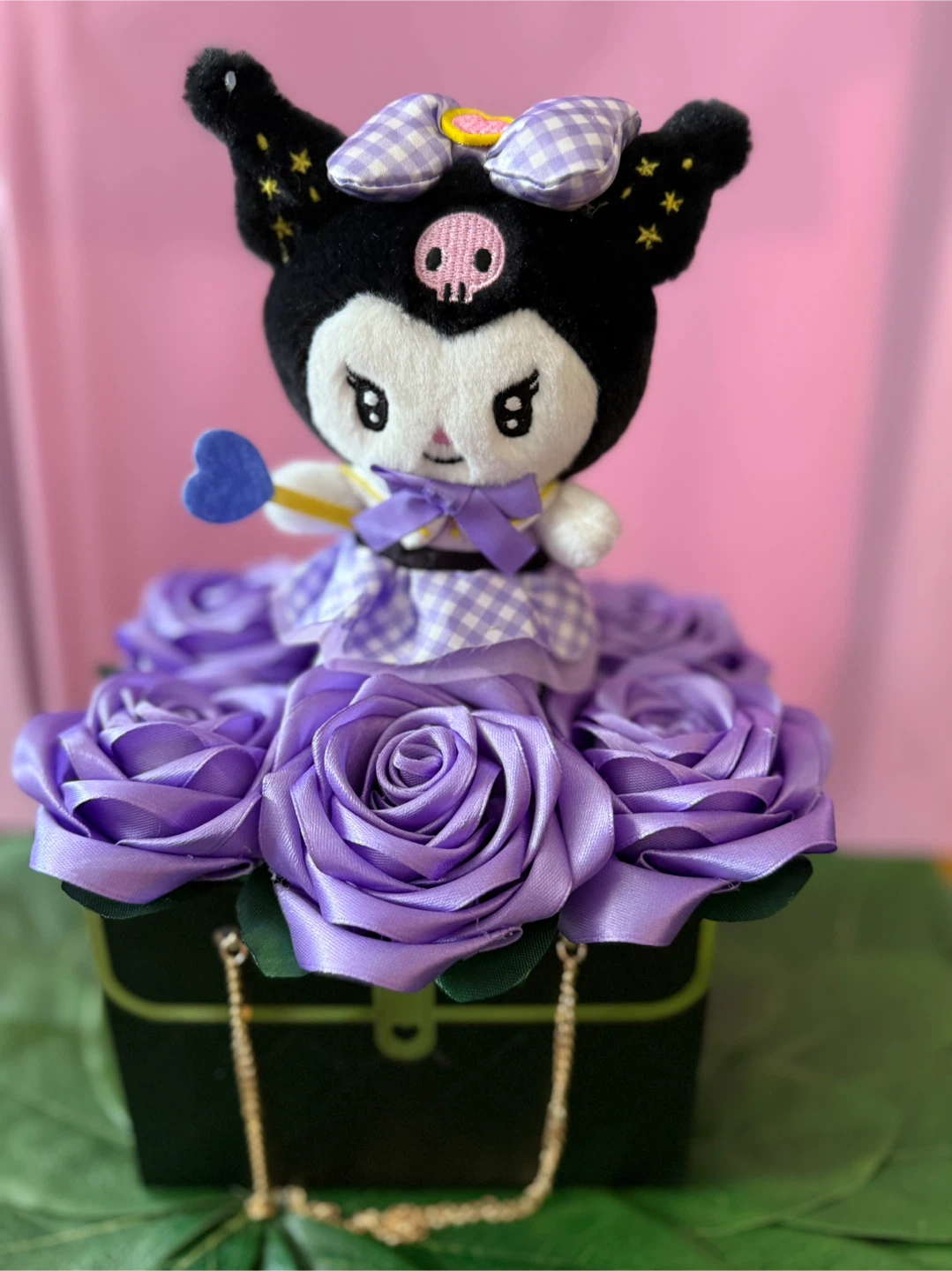 Kuromi Plush Flower Arrangement - photo 2
