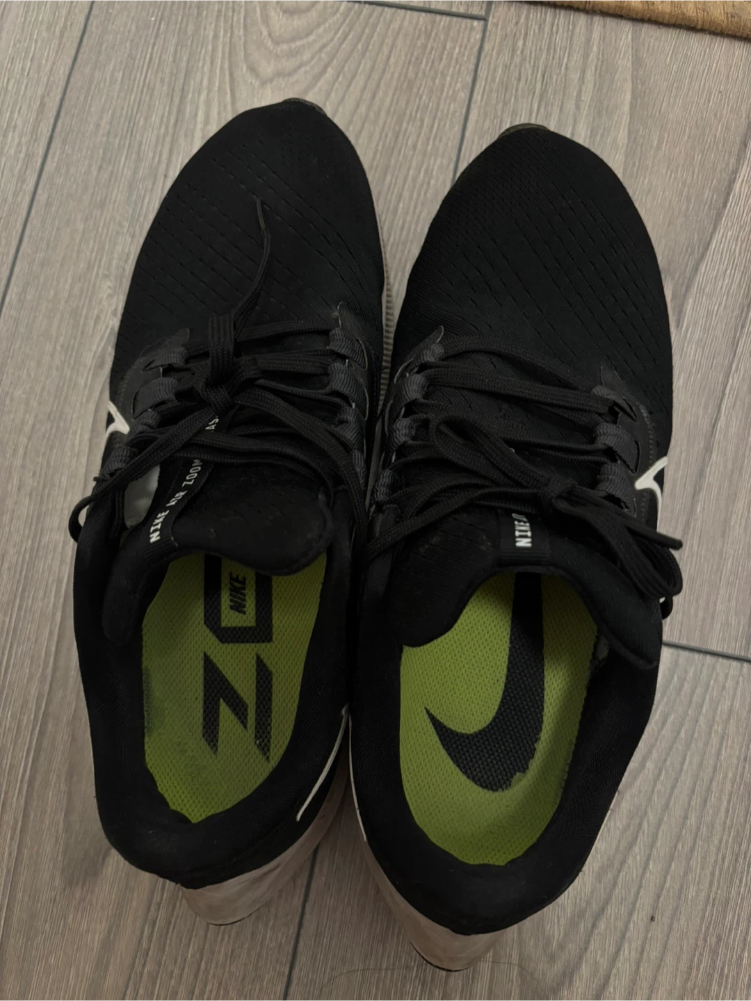 Nike Air Zoom Pegasus 38 Men's Running Shoes Black Size 10 - photo 4