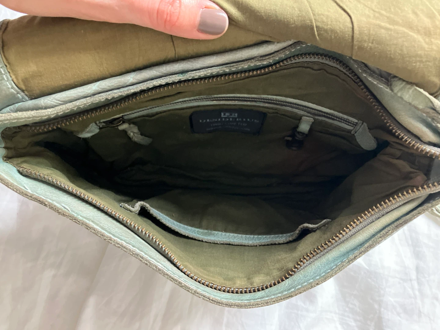 Desiderius Leather Crossbody Bag - photo 5