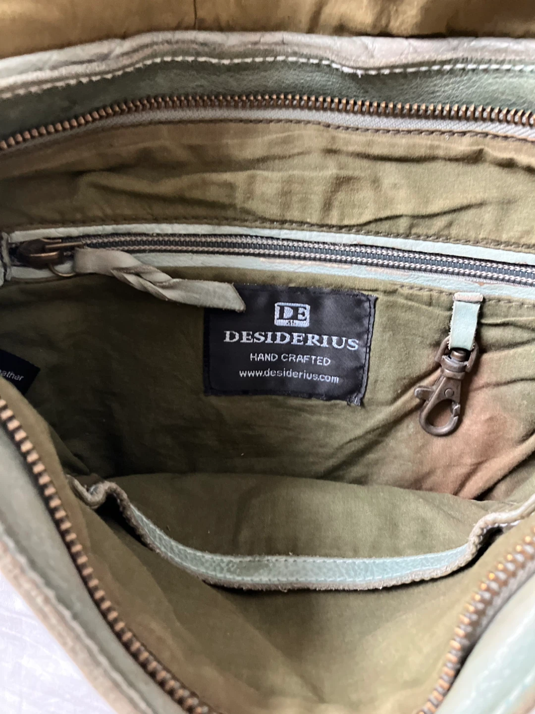 Desiderius Leather Crossbody Bag - photo 4