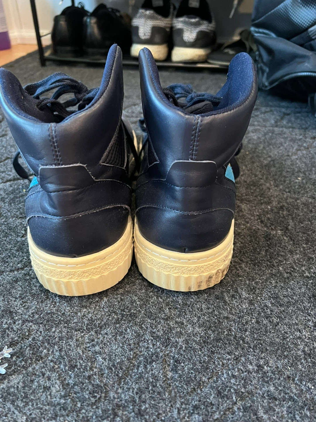 Scotch & Soda High-Top Sneakers - Navy - Size 44 - photo 5