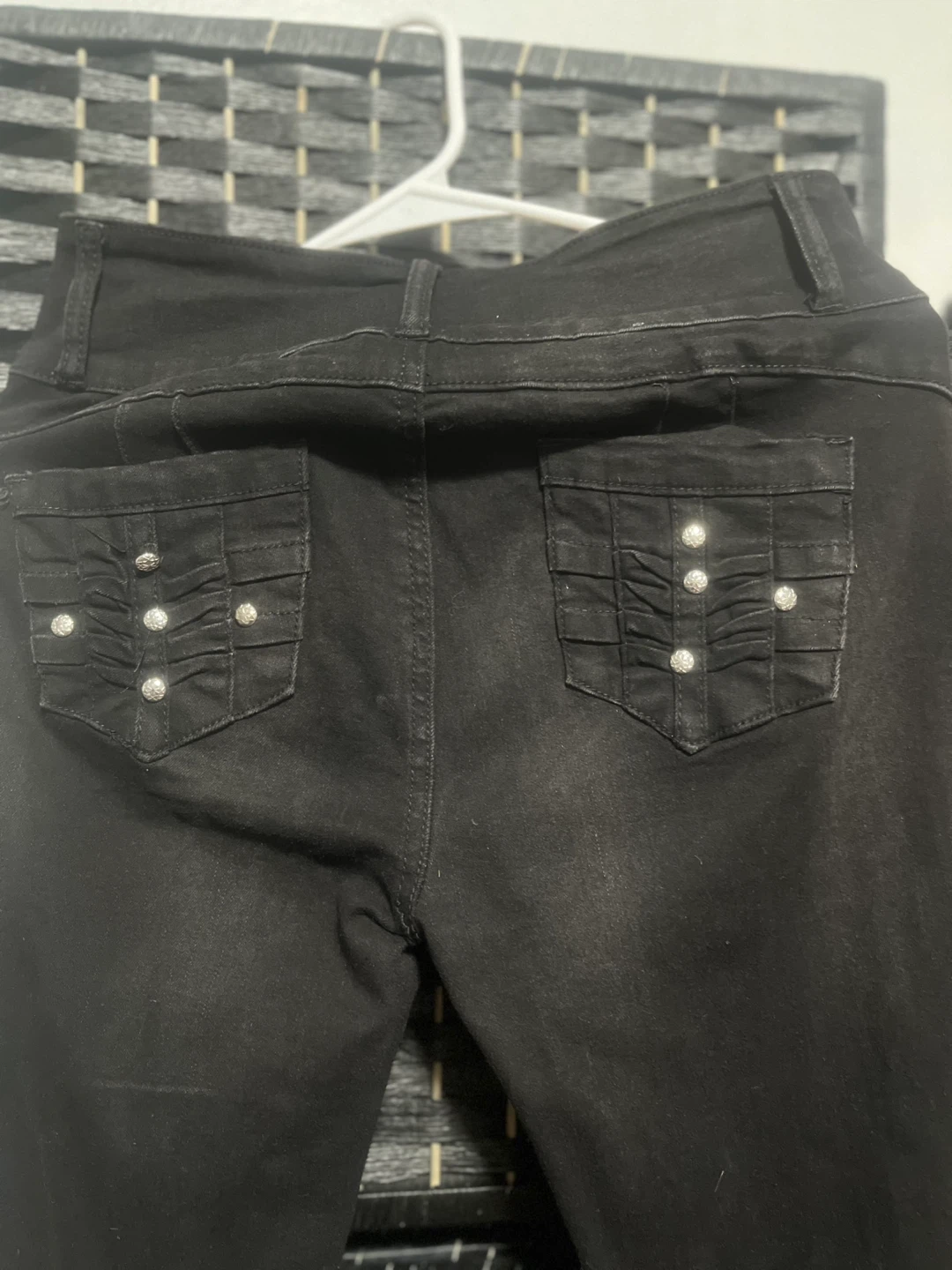 Black Embellished Jeans - photo 2