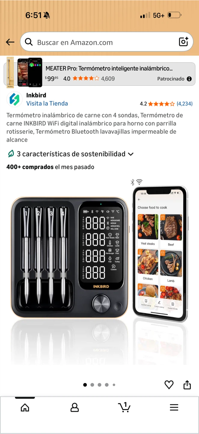 Termómetro inalámbrico - photo 2
