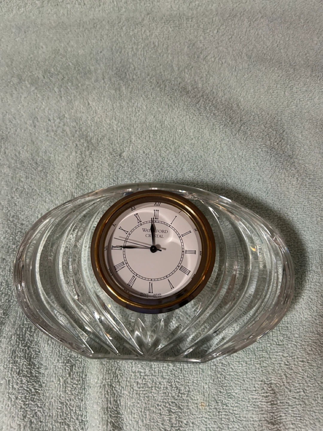 Waterford Crystal Clock for Mantel or Desk
