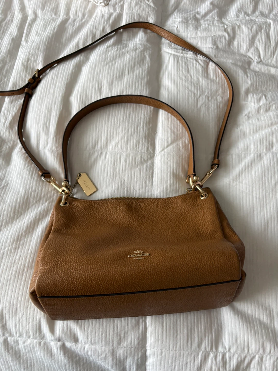 Coach Leather Shoulder Bag - Brown - photo 4