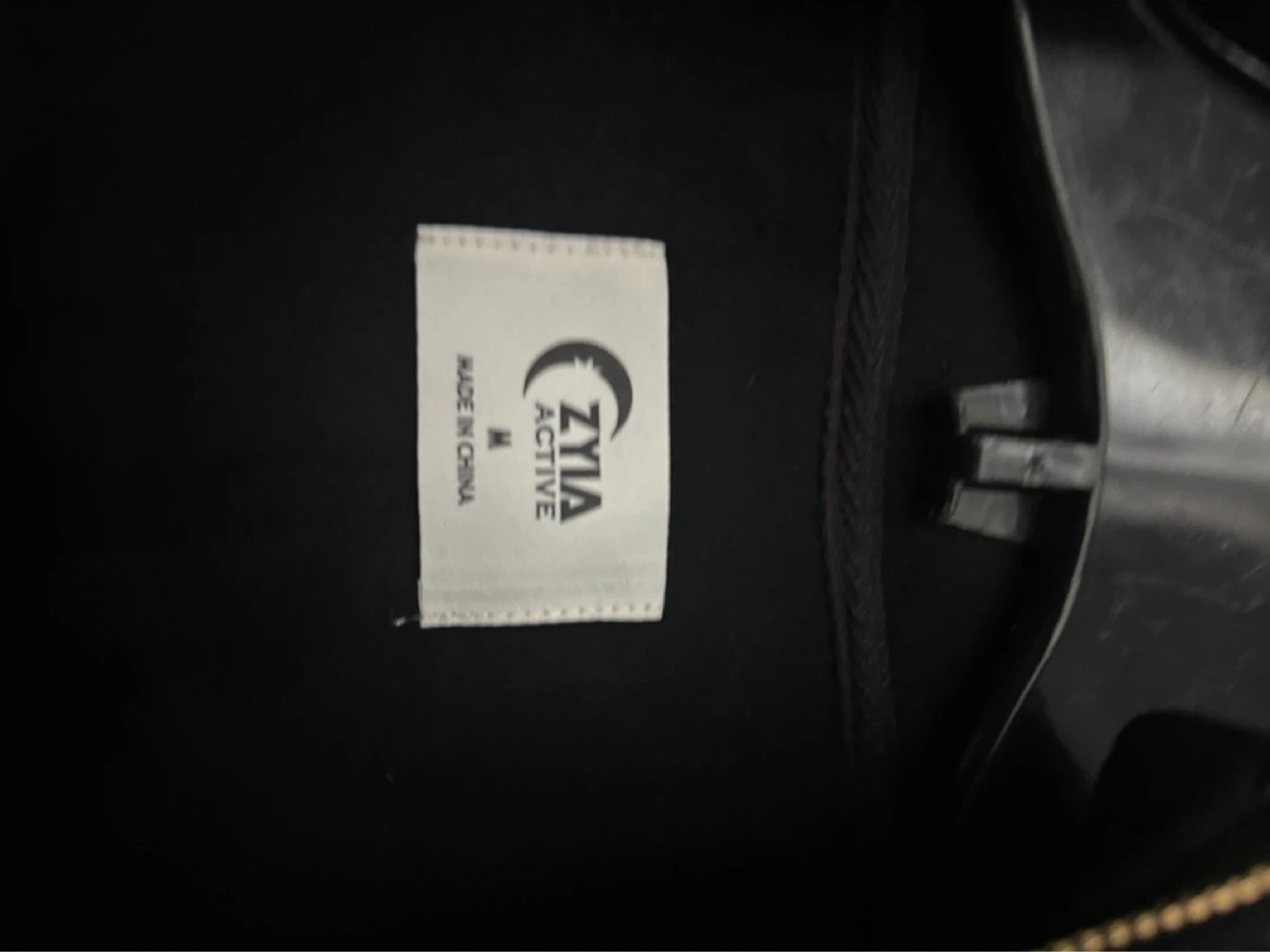 ZYIA Active Black Half-Zip Hoodie - Size M - photo 2