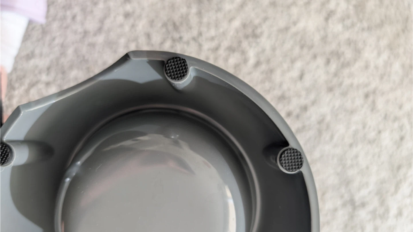 Essentials Grey Double Feeding Bowl - photo 2