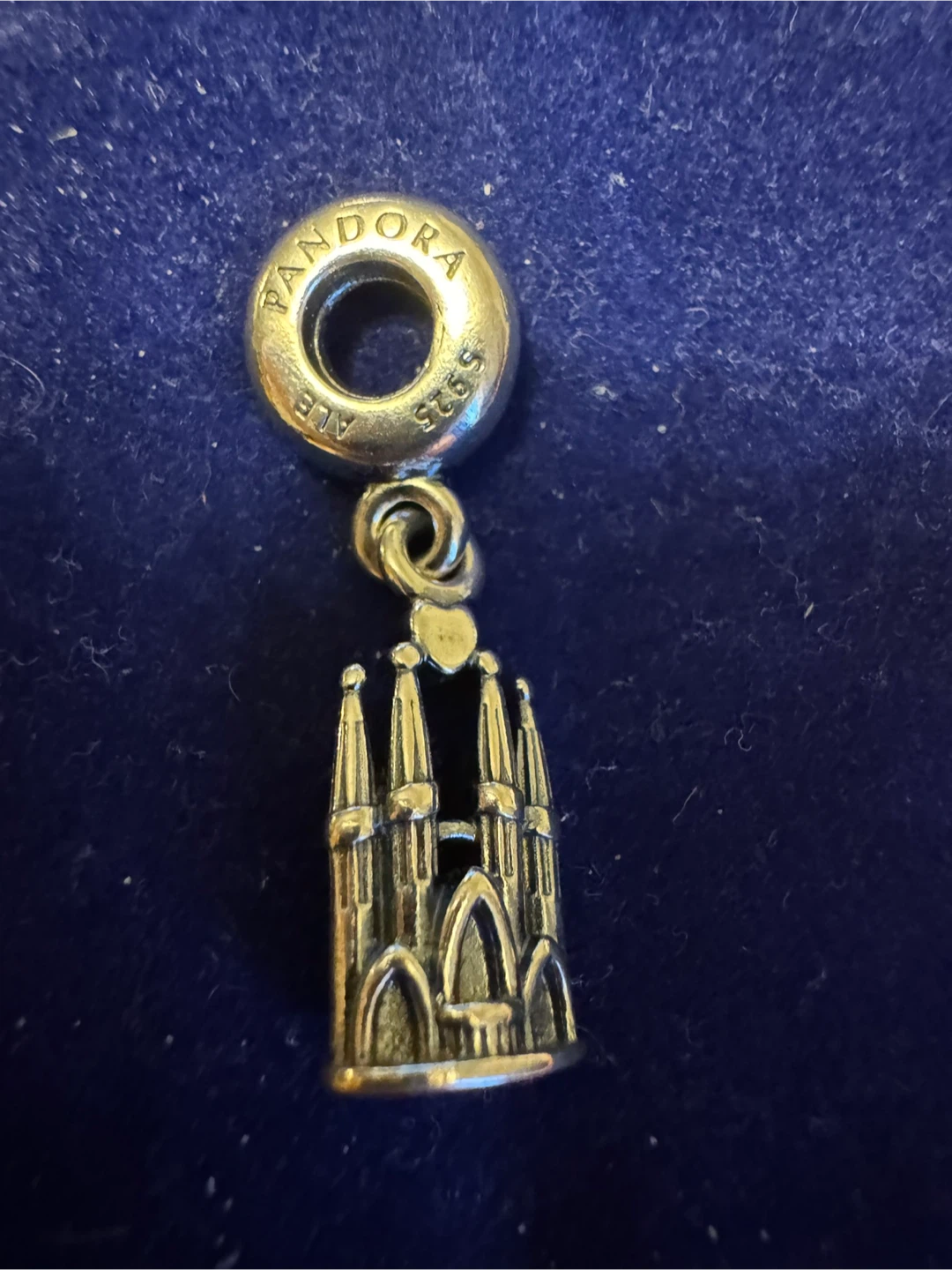 Authentic Pandora Sterling Silver "Sagrada Familia" Charm