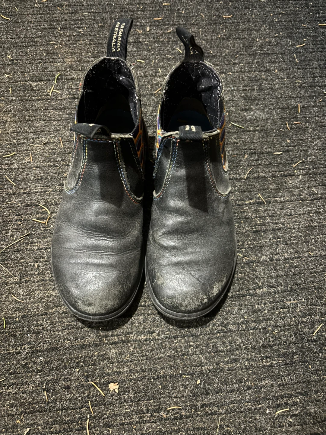 Blundstone Black Leather Chelsea Boots - Size 7