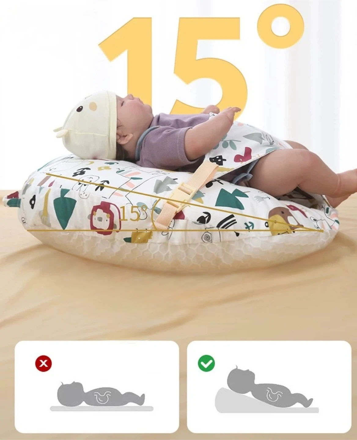 Baby Lounger & Positioner Pillow - photo 3