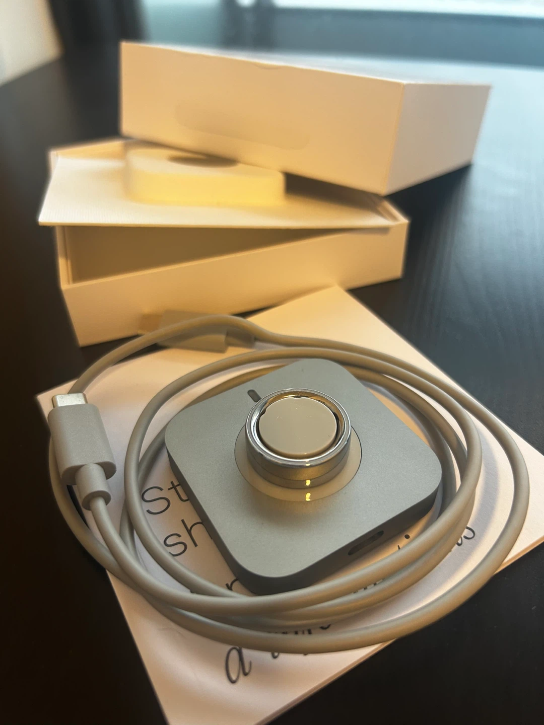 Oura Ring Gen4- Silver, Size 7