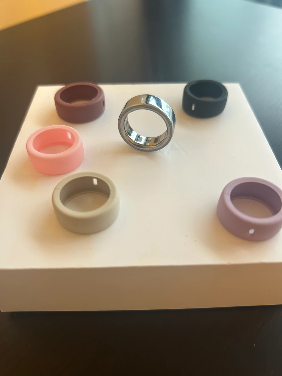 Oura Ring Gen4- Silver, Size 7 - photo 3