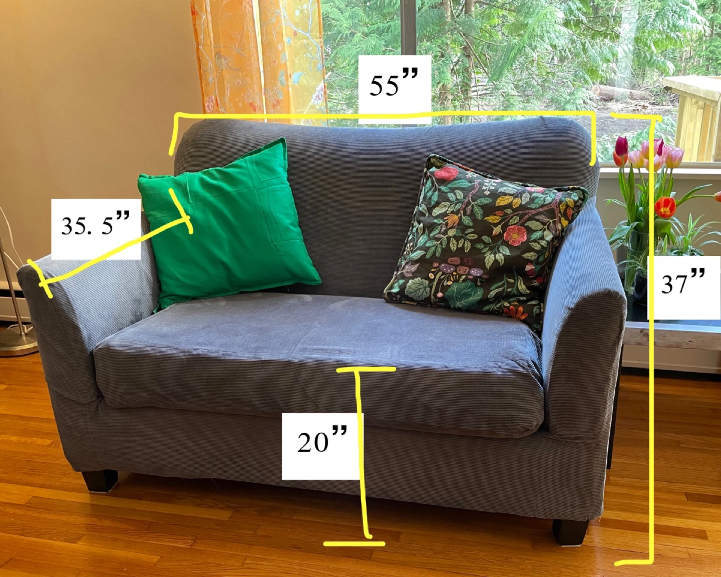 Vintage Loveseat Sofa - photo 3