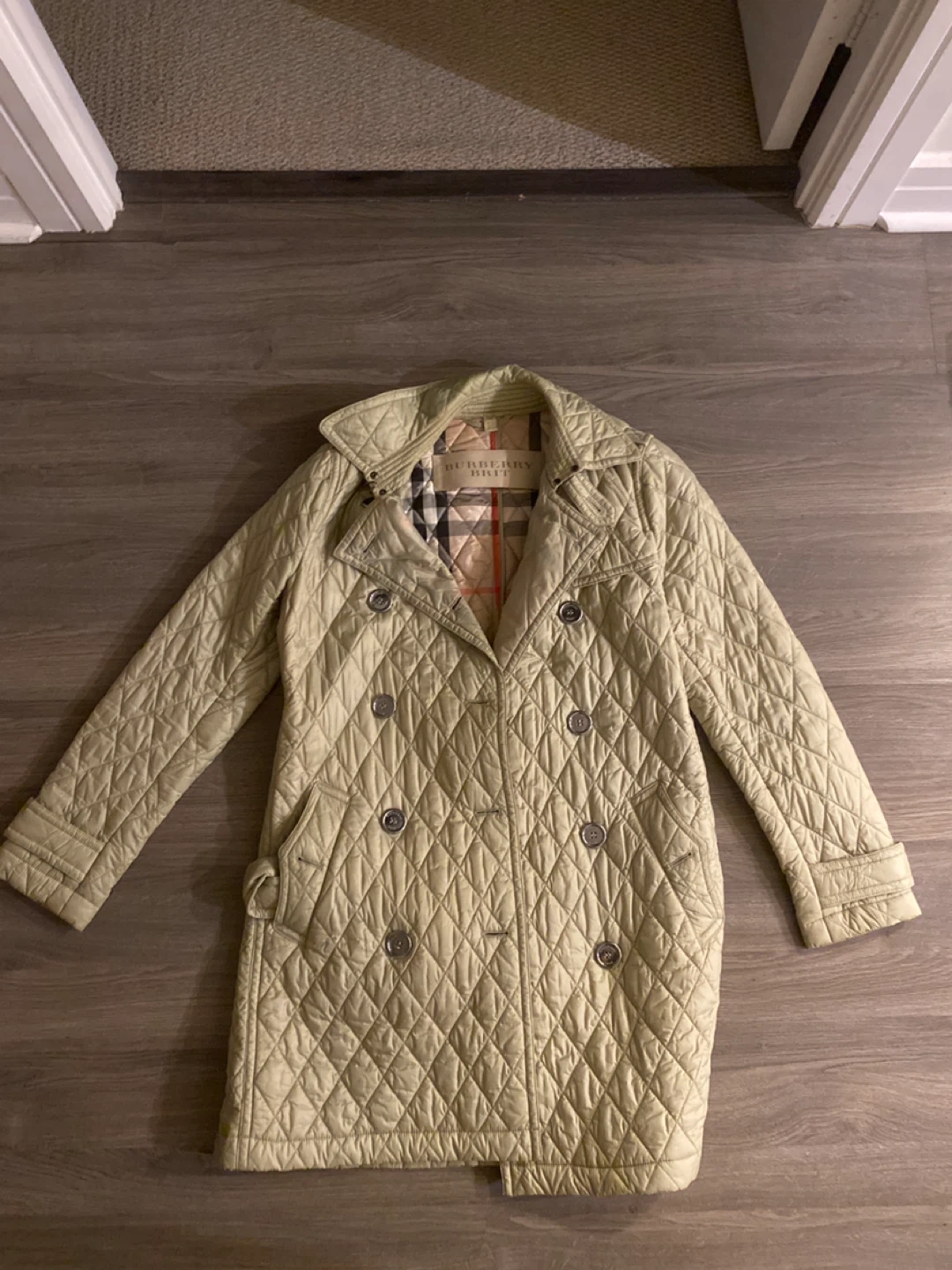 Burberry Brit Quilted Jacket - Beige